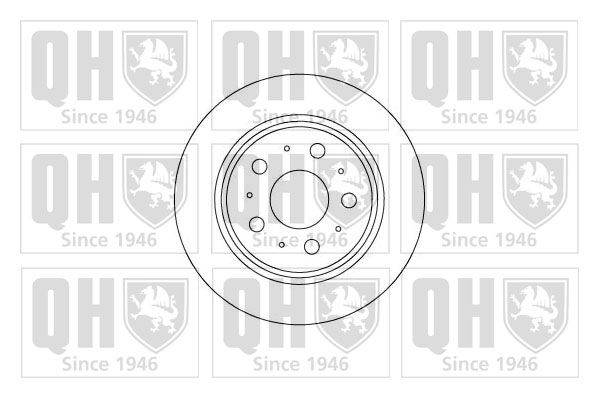 QUINTON HAZELL Тормозной диск BDC5098